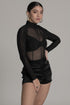 LIZZY Thick Satin High Waisted Hot Pants